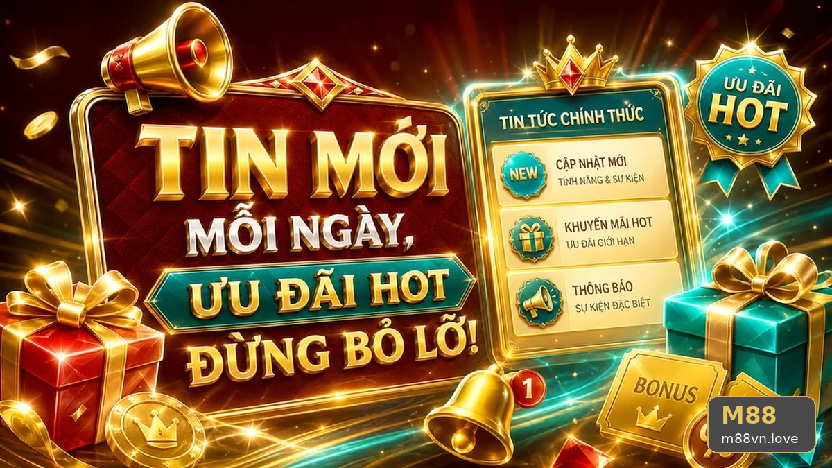 Lướt ảnh tin mới đến lúc chốt điều kiện nhận thưởng khuyến mãi M88