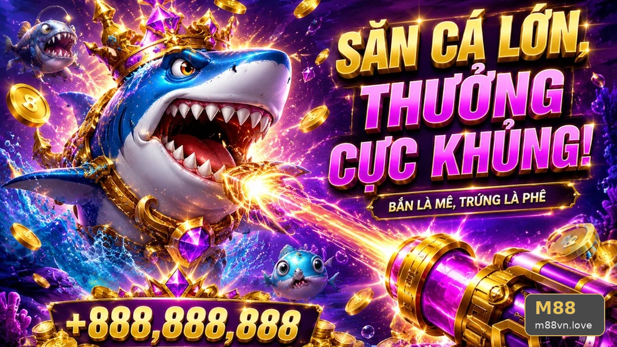 6 Điểm Dễ Nhầm Khi Nhìn Cảnh Bắn Cá Săn Thưởng Lúc Nổ Hũ M88